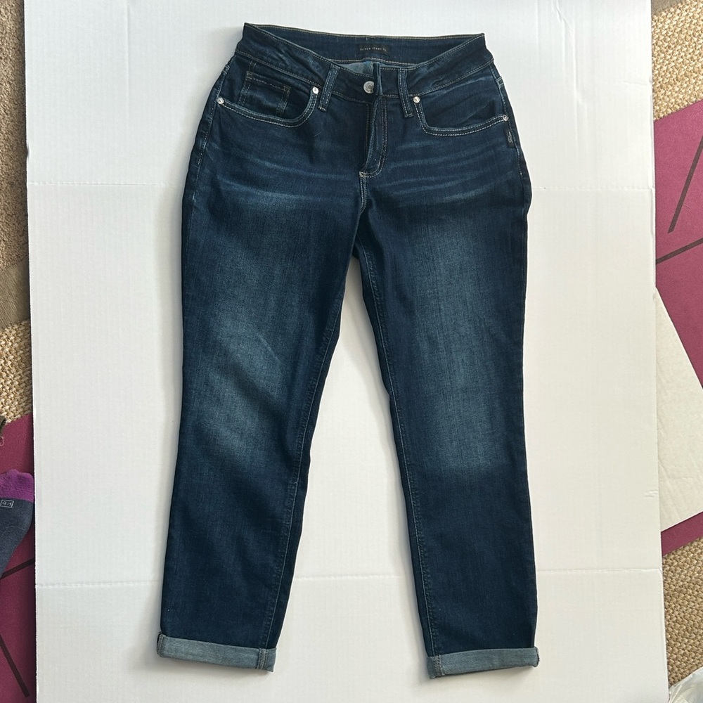 Silver Jeans Co. Women's Dark Blue Denim